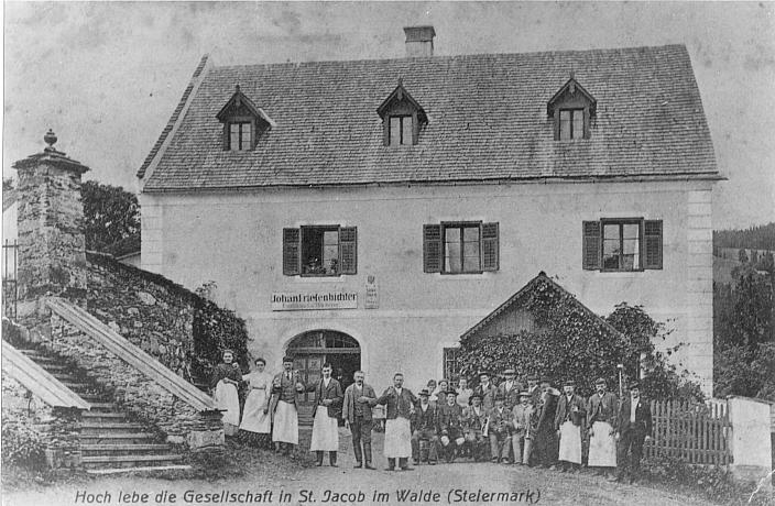 Musikkapelle St. Jakob im Walde um 1890